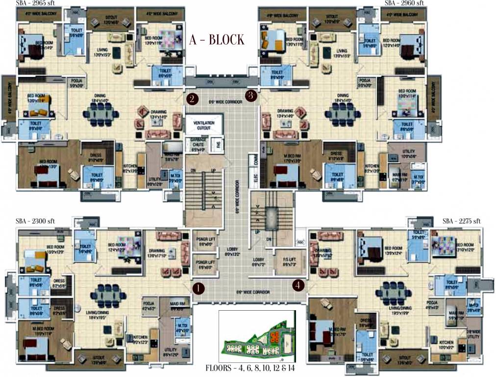 Images for Cluster Plan of Salarpuria Sattva Magnus