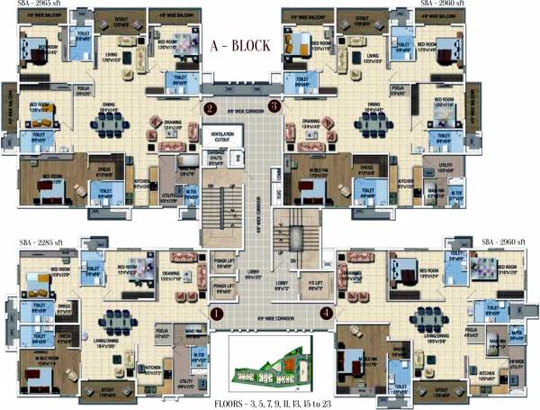 Images for Cluster Plan of Salarpuria Sattva Magnus