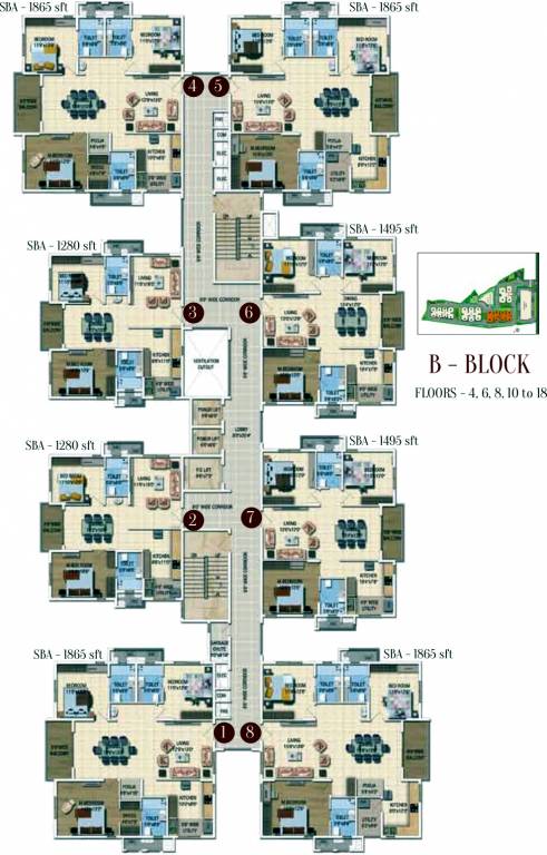Images for Cluster Plan of Salarpuria Sattva Magnus
