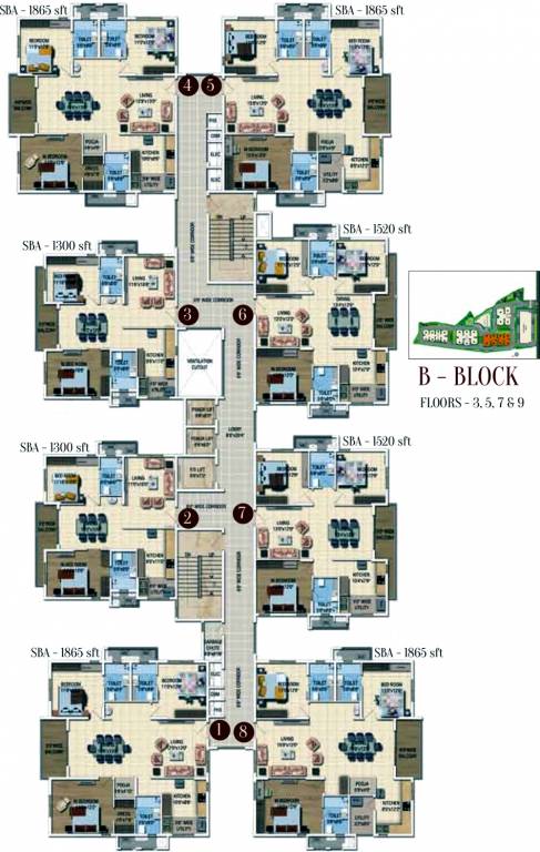 Images for Cluster Plan of Salarpuria Sattva Magnus