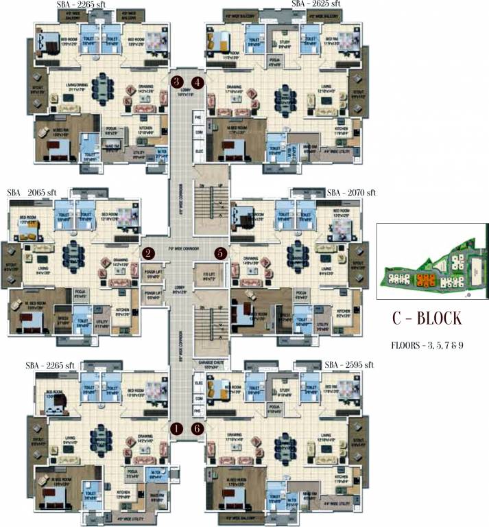 Images for Cluster Plan of Salarpuria Sattva Magnus