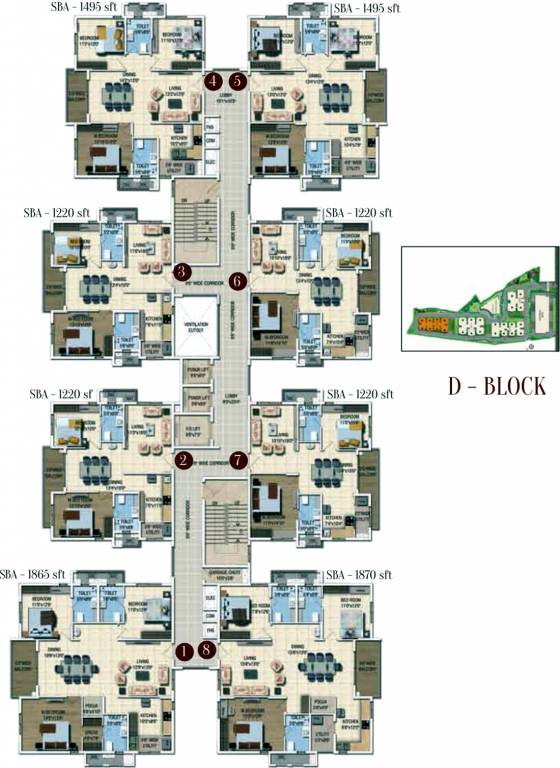 Images for Cluster Plan of Salarpuria Sattva Magnus