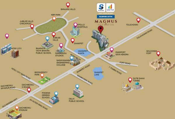 Images for Location Plan of Salarpuria Sattva Magnus