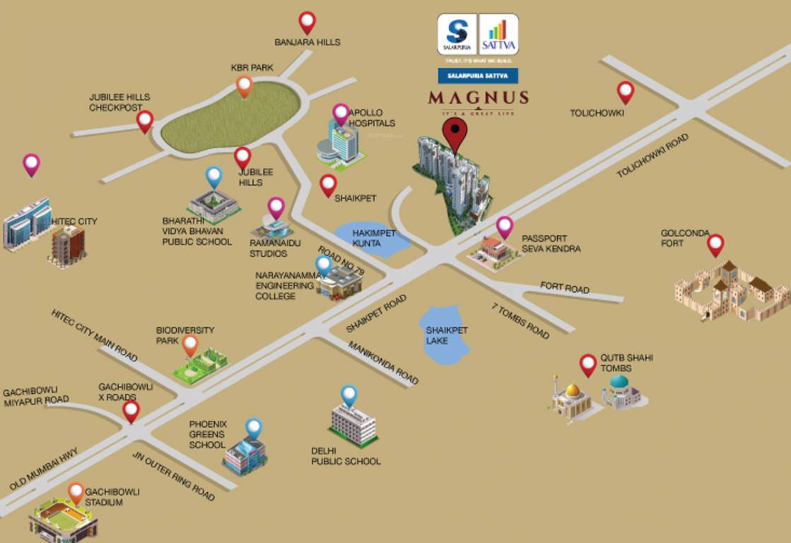 Images for Location Plan of Salarpuria Sattva Magnus