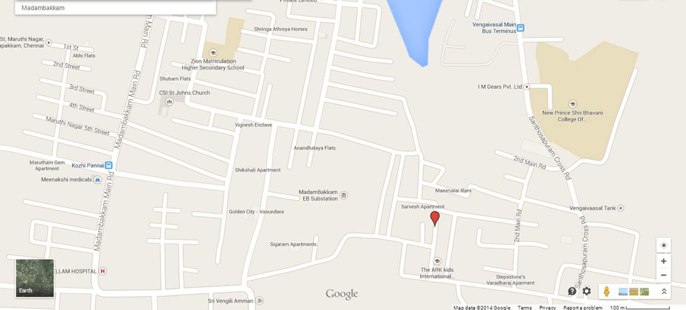 Images for Location Plan of Selva Sri Navasakthi Vinayaga