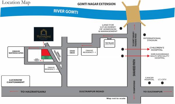 Images for Location Plan of Omaxe Hazratganj Residency Images for Location Plan of Omaxe Hazratganj Residency