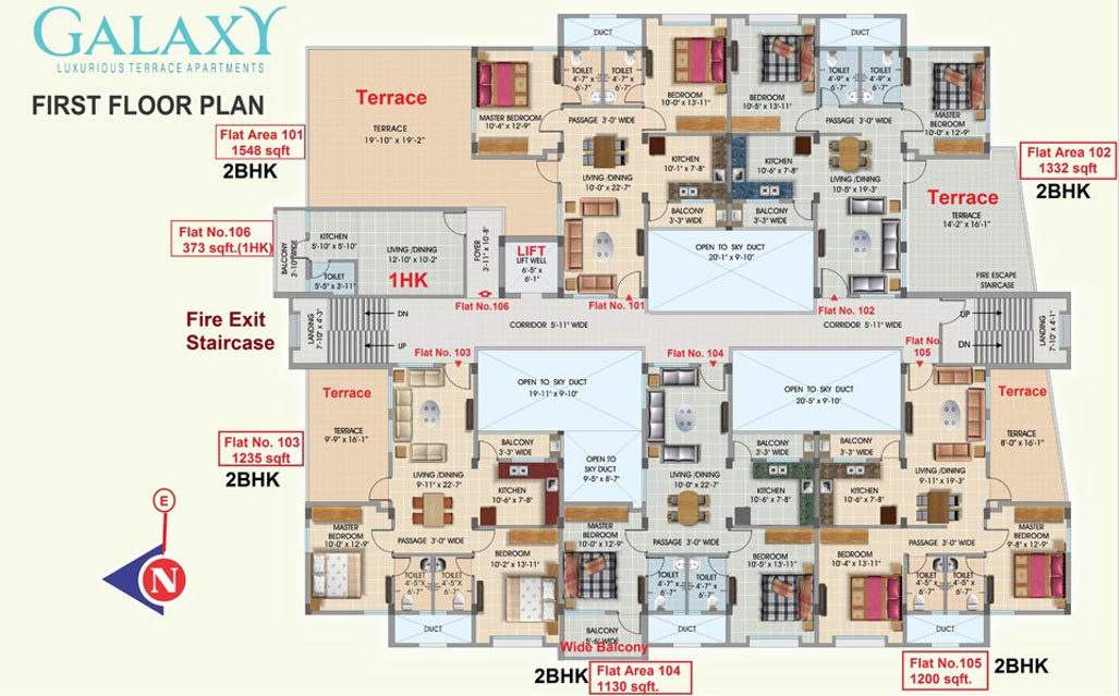 Images for Cluster Plan of Maharshee Galaxy Apartments