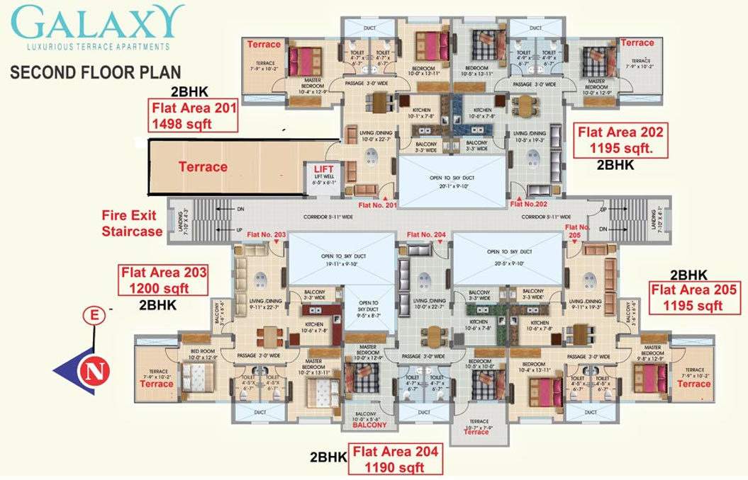 Images for Cluster Plan of Maharshee Galaxy Apartments