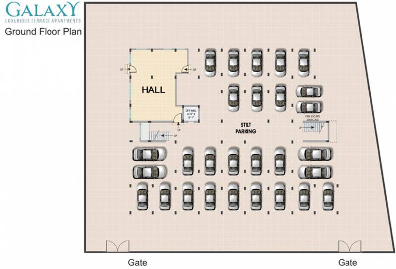 Images for Cluster Plan of Maharshee Galaxy Apartments