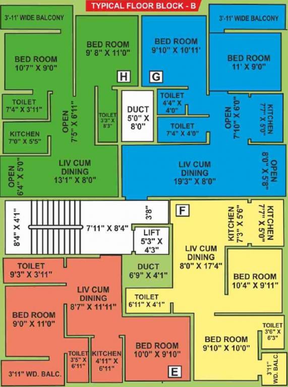 Images for Cluster Plan of Satyam Satyam Tower