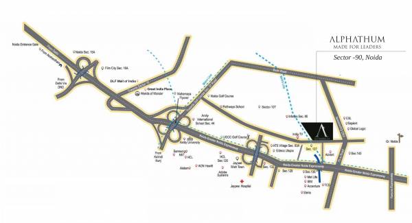 Images for Location Plan of Bhutani Alphathum Phase I To IV