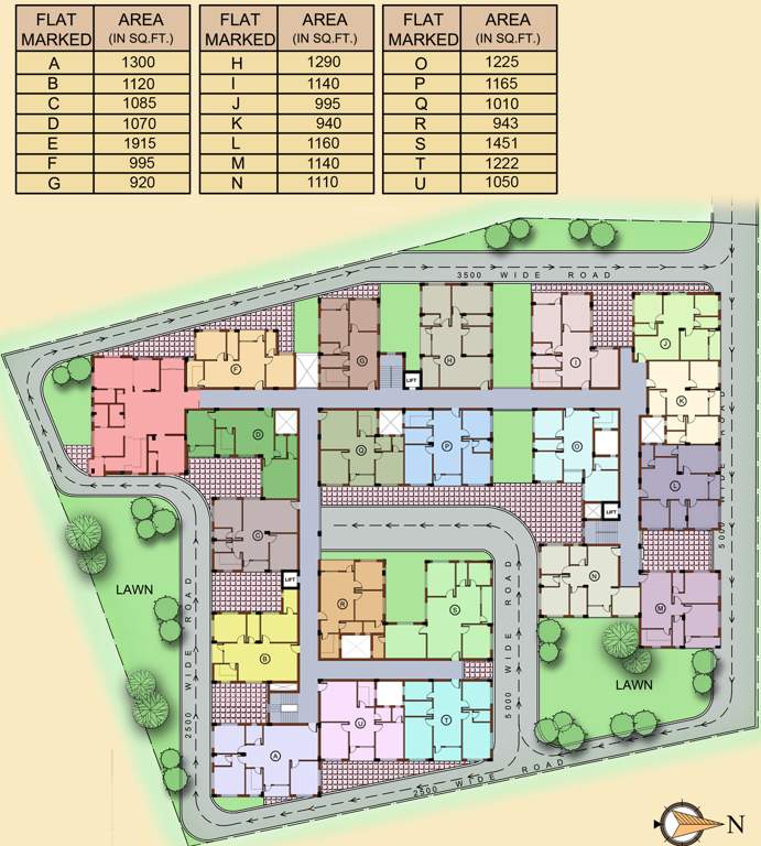  omni tulsi Images for Cluster Plan of Omnitech Omni Tulsi