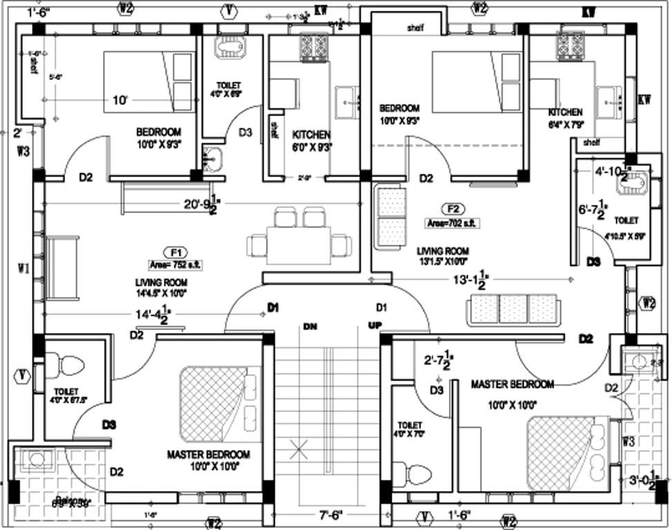 Images for Cluster Plan of Anu Sri Shenbaga Flats