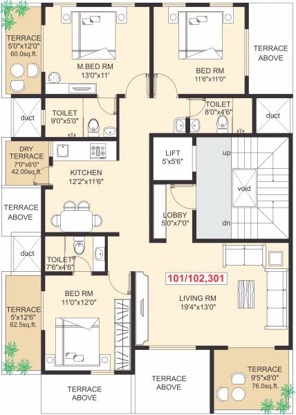 Images for Cluster Plan of Vastu Nirvana Dreams