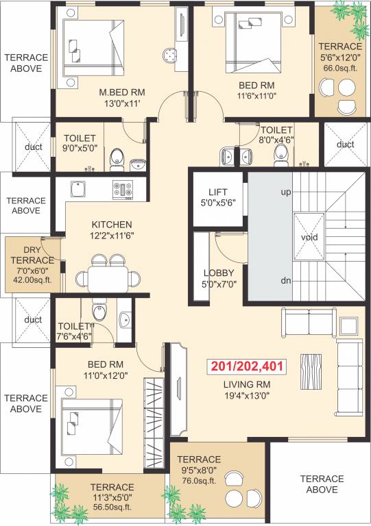 Images for Cluster Plan of Vastu Nirvana Dreams