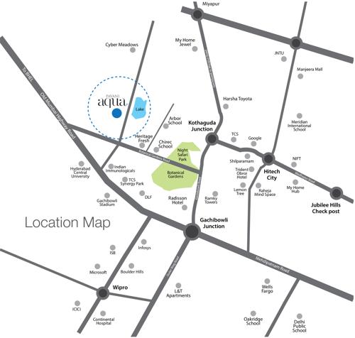  aqua Images for Location Plan of Pavani Aqua