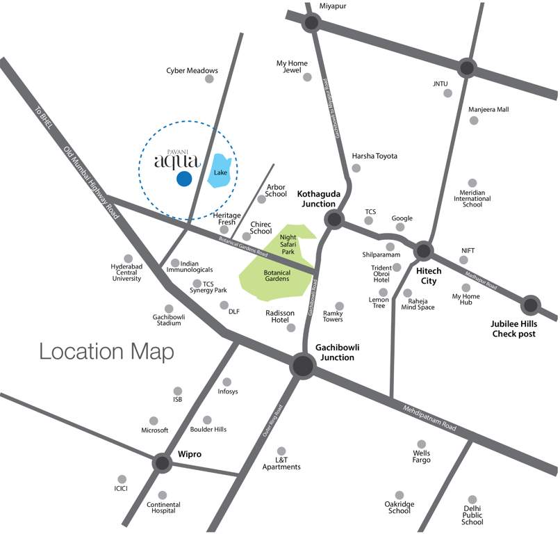  aqua Images for Location Plan of Pavani Aqua