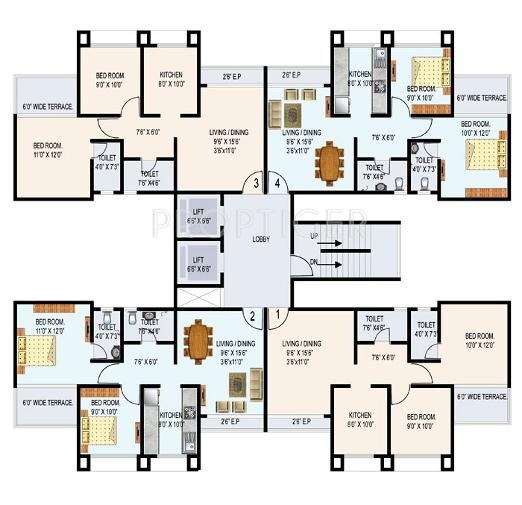 Images for Cluster Plan of Triveni Triveni Flora