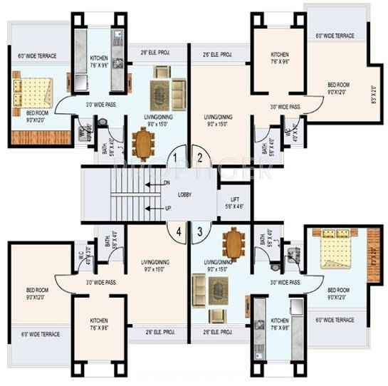 Images for Cluster Plan of Triveni Triveni Flora