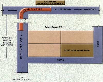Images for Location Plan of Bengal Peerless Housing Alaktika
