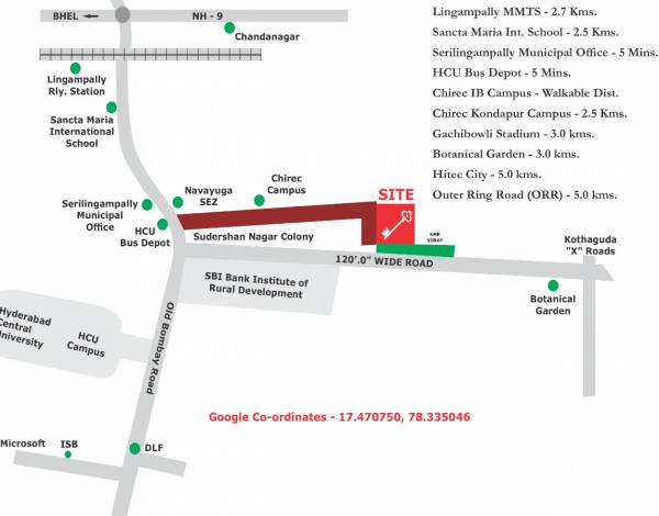 Images for Location Plan of PRK Rajender Residency
