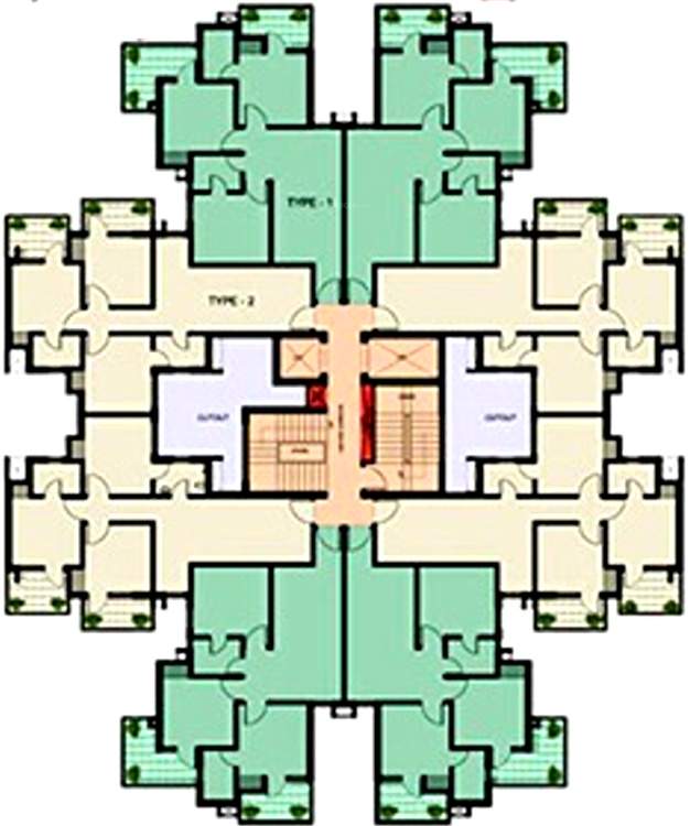  heights Images for Cluster Plan of Amolik Heights