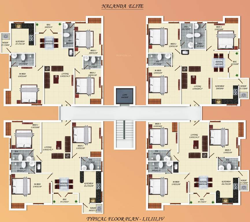 Images for Cluster Plan of India Nalanda Elite