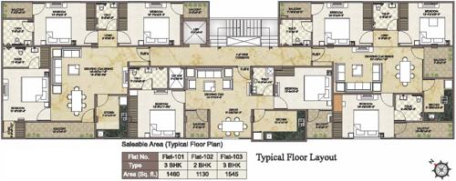 Images for Cluster Plan of Krishna Dream Developer The Glare 1