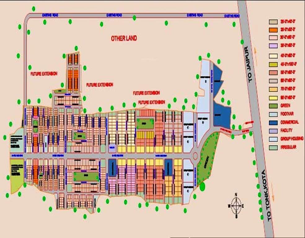 Images for Layout Plan of Dream Jaipur Extension Plots