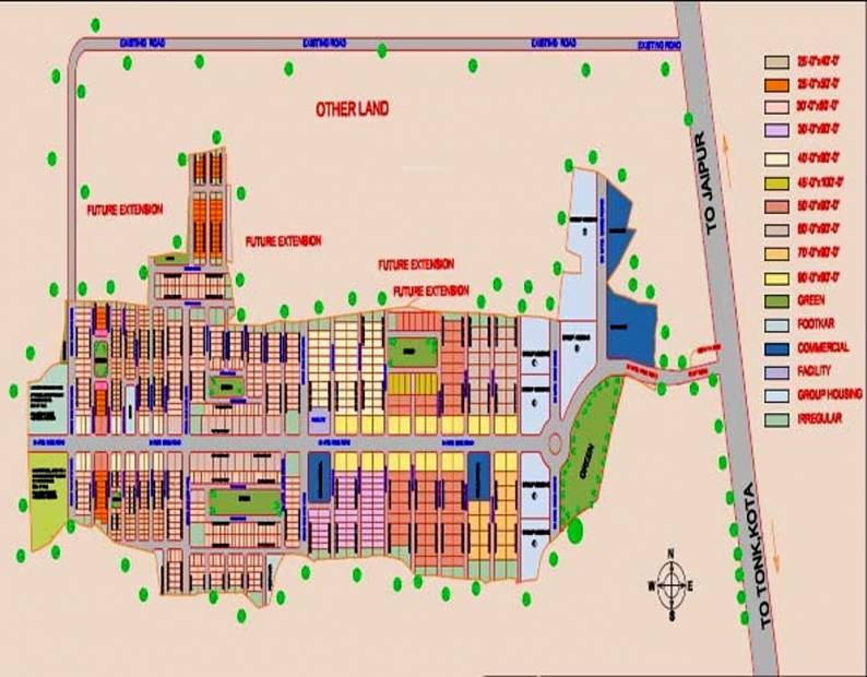 Images for Layout Plan of Dream Jaipur Extension Plots