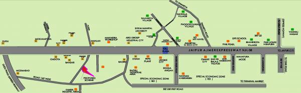 Images for Location Plan of SRS Manokamna Enclave II Images for Location Plan of SRS Manokamna Enclave II