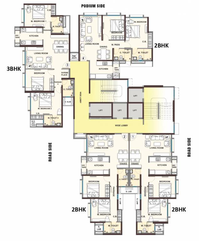  sheth vasant lawns Fern Cluster Plan