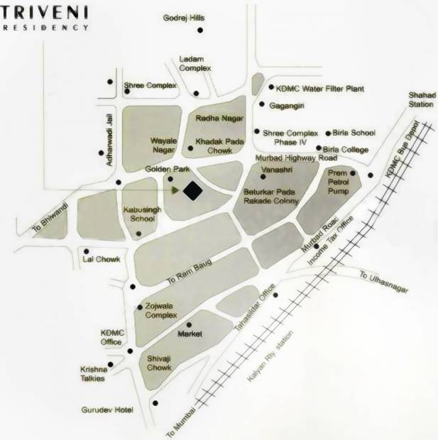  residency Images for Location Plan of Triveni Residency