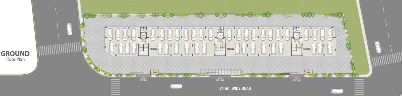 Images for Cluster Plan of Mahavir Sai Status Tagore Residency