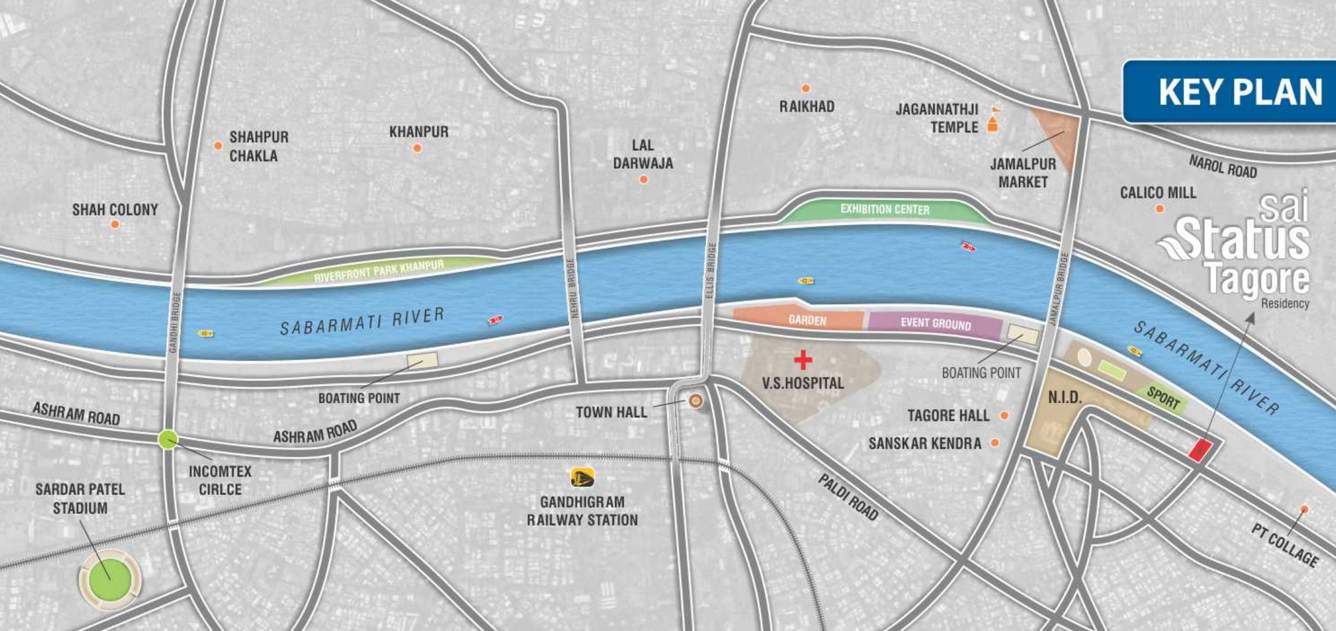 Images for Location Plan of Mahavir Sai Status Tagore Residency