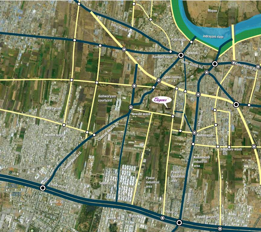  elegence Images for Location Plan of Aksha Elegence