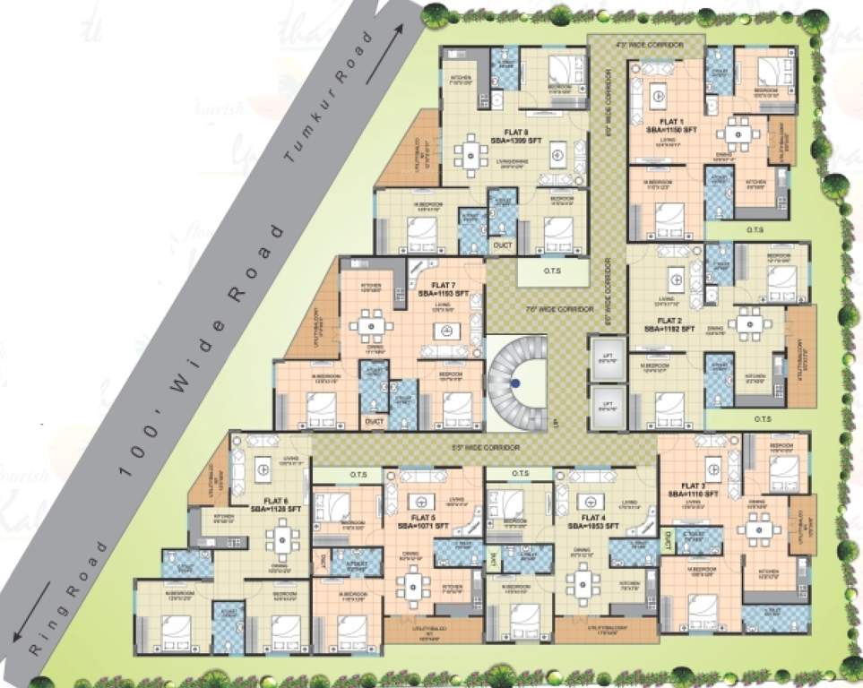  kalpatharu Images for Cluster Plan of Flourish Kalpatharu