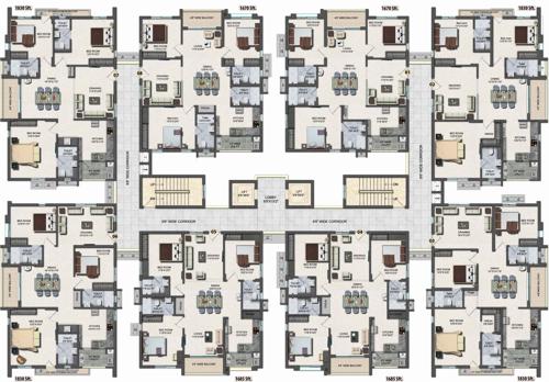 Images for Cluster Plan of Lansum Madhav Towers