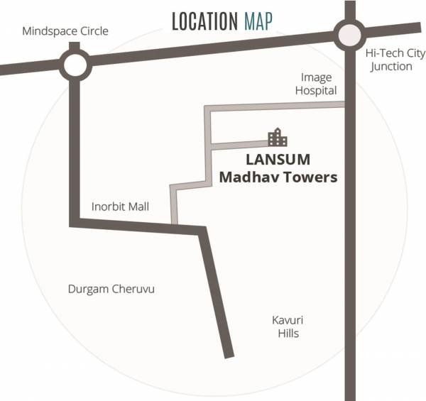 Images for Location Plan of Lansum Madhav Towers