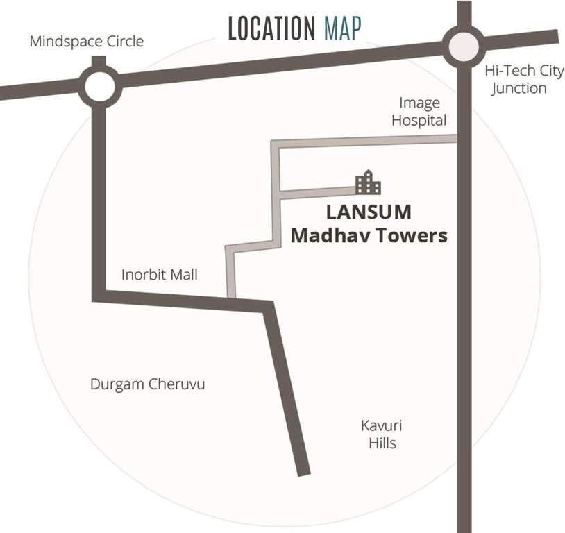 Images for Location Plan of Lansum Madhav Towers