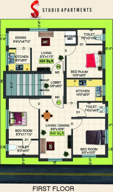 Images for Cluster Plan of Sekaran Studio 5 Apartments