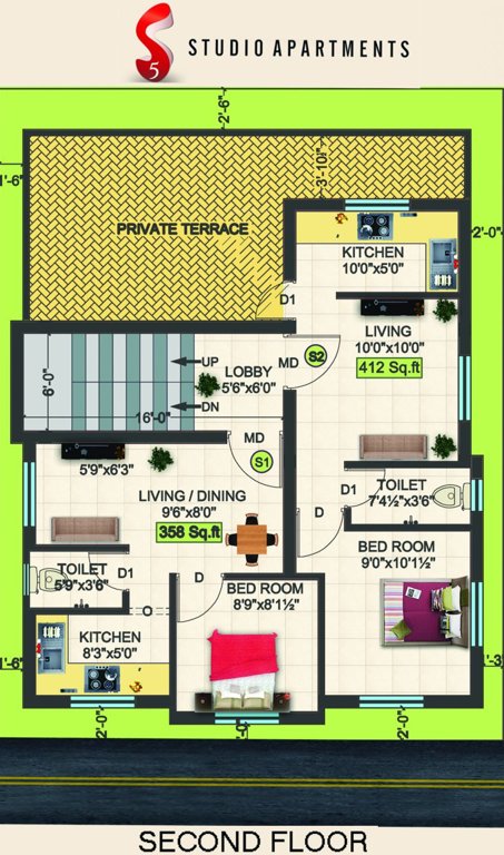 Images for Cluster Plan of Sekaran Studio 5 Apartments