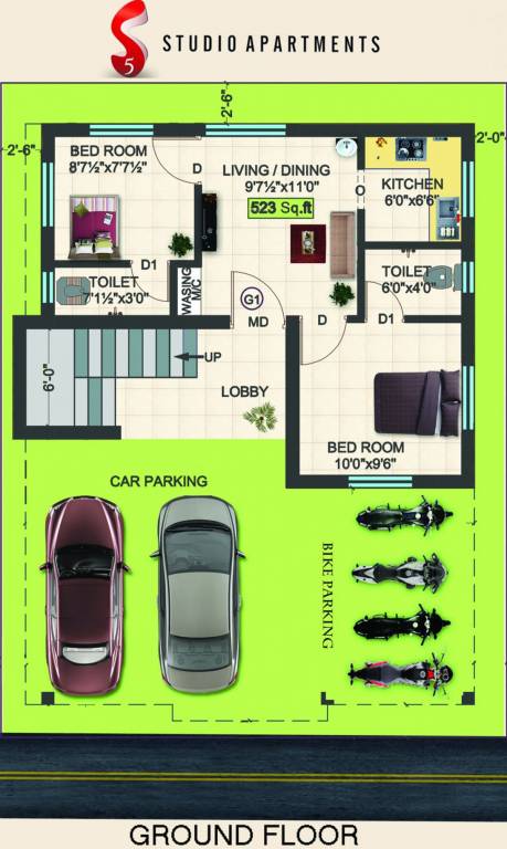 Images for Cluster Plan of Sekaran Studio 5 Apartments