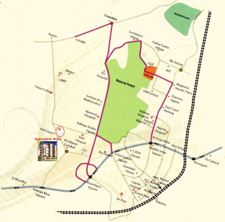 Images for Location Plan of TR Infrastructure and Developers Pvt Ltd Subhalaxmi Arya