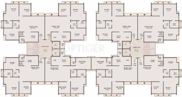  skyz Tower B1 Cluster Plan