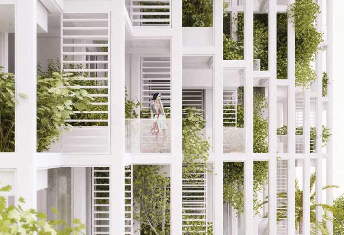 Images for Elevation of Pooja Tree Storey