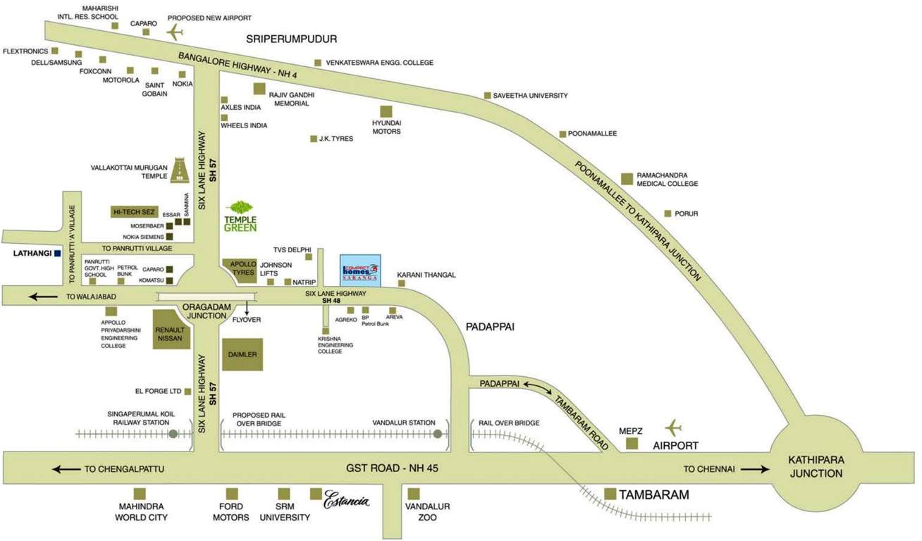 saranga Images for Location Plan of Arun Saranga