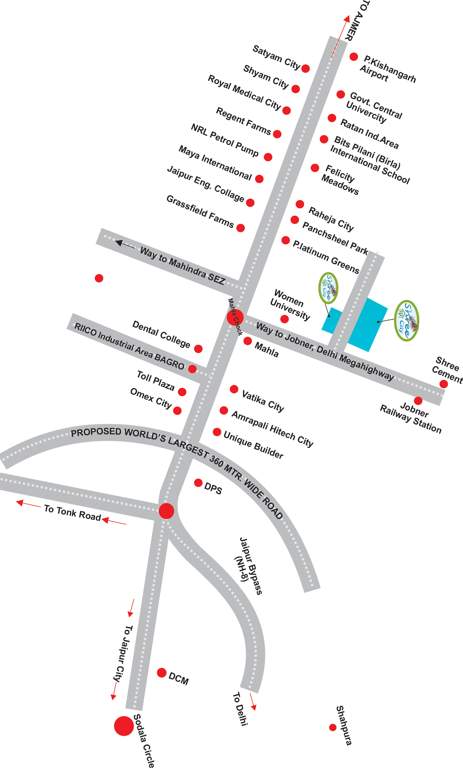 Images for Location Plan of Shree Govind Group Smart Meadows