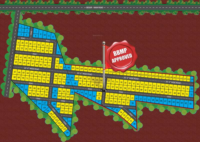 Images for Layout Plan of Clear Green Valley Plots