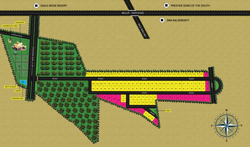 Images for Layout Plan of Clear Green Valley Plots